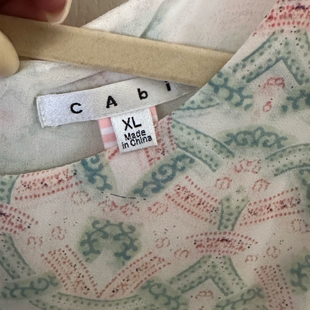 CAbi Multicolor Patterned Tank Top - Picture 3 of 5